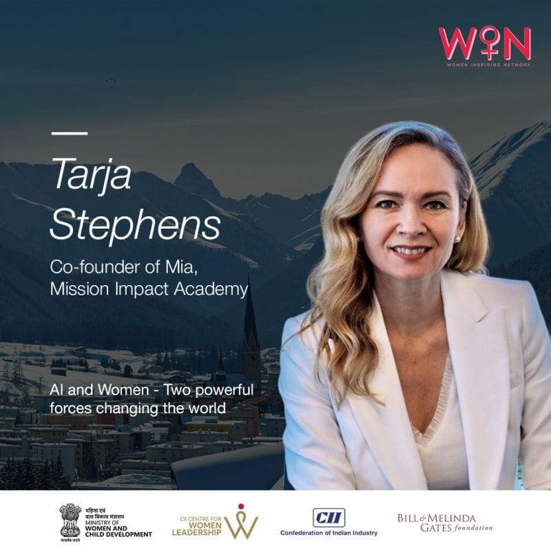 Tarja Stephens joins Women & AI Panel, Driving Economic Mobility at Davos