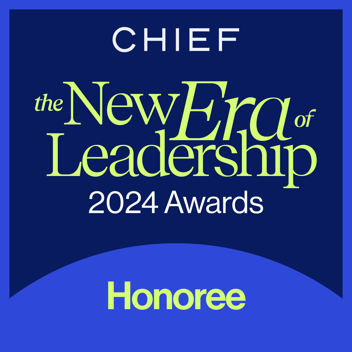 Mia Recognized in Chief's Inaugural "The New Era of Leadership Awards"