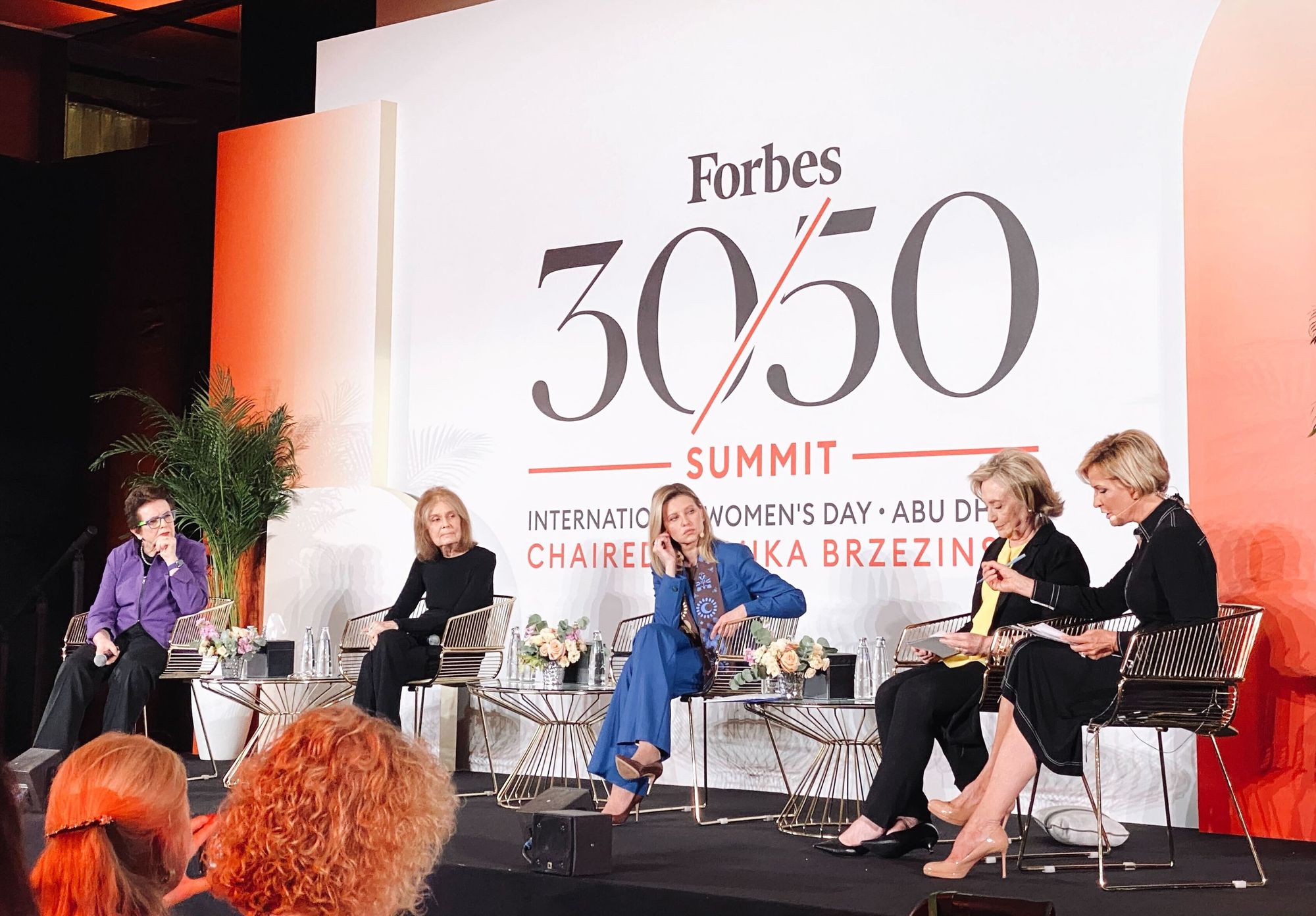 Mia at Forbes 30/50 Summit in Abu Dhabi