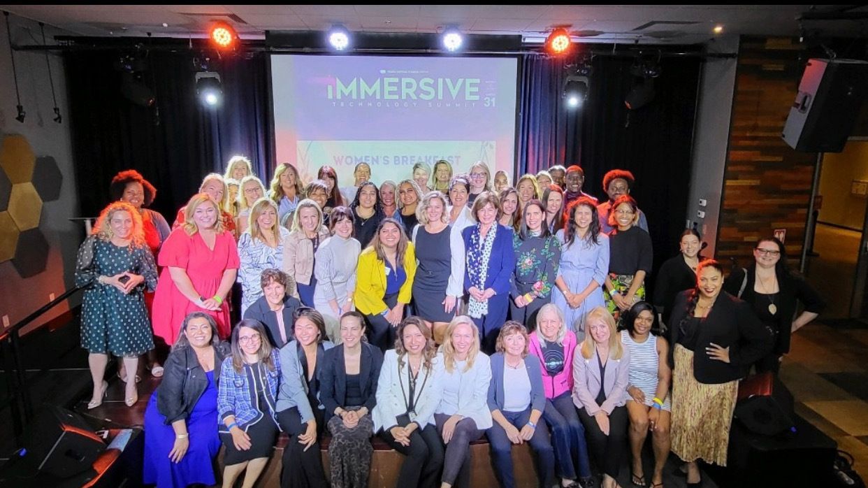 Mia joins Women's Breakfast during the Immersive Technology Summit in Orlando