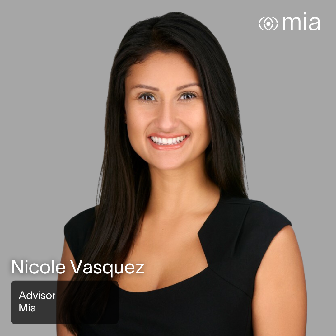 Mia Advisor Announcement: Nicole Vasquez